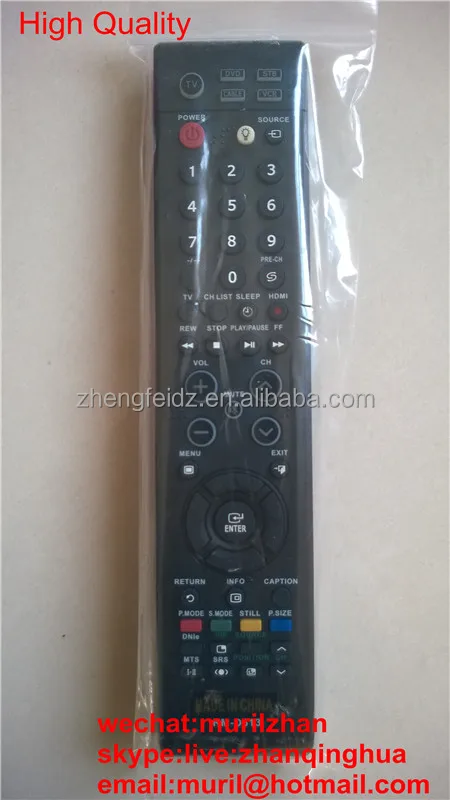 Высокое качество черный жк / из светодиодов универсальный пульт дистанционного управления для тв RMM-D613