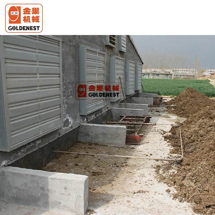 Poultry Farming Equipment  manure cleaning scraper machine for poultry house