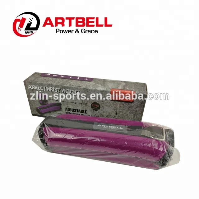 Custom Logo Neoprene or Oxford adjustable ankle wrist weights waterproof ankle weights