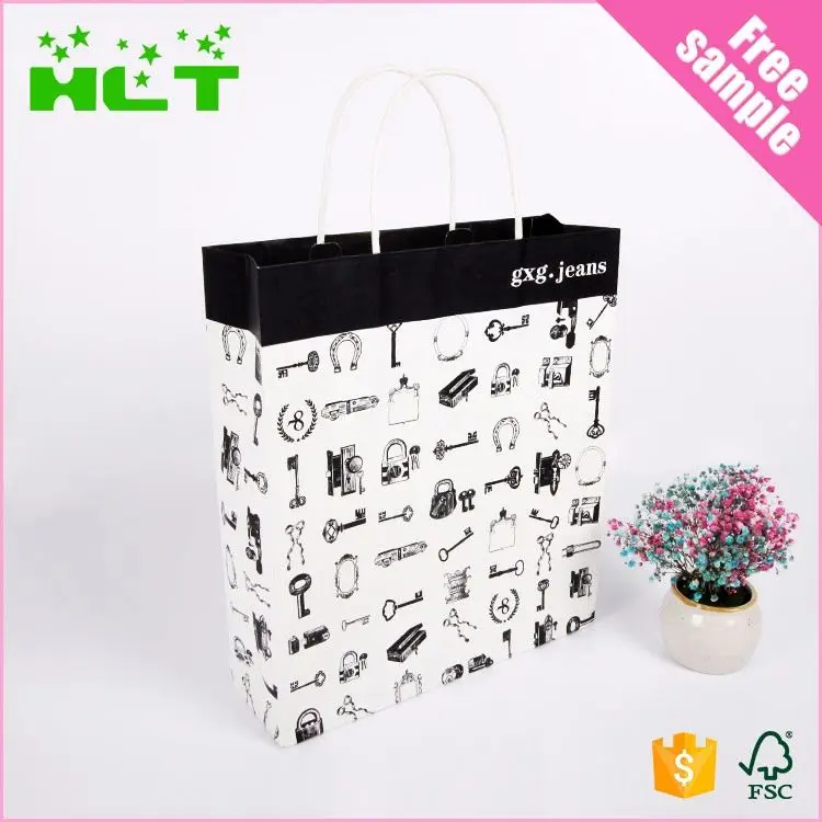 
Wedding wine paper bag book cover with handles 