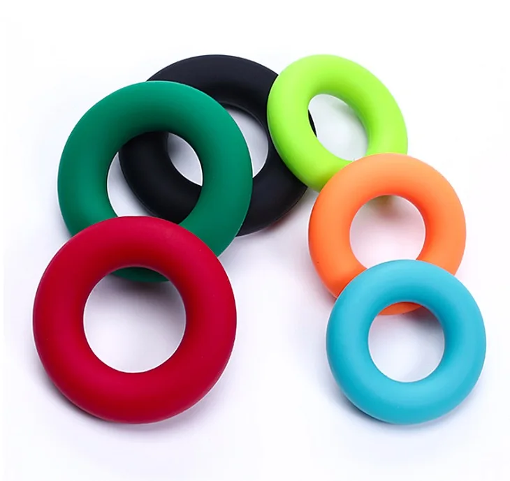 Eco Friendly Finger Exercise Trainer Silicone Hand Grip Ring