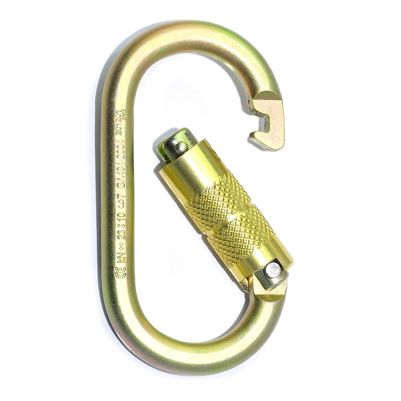 Wholesale Steel safety carabiner locking carabiner