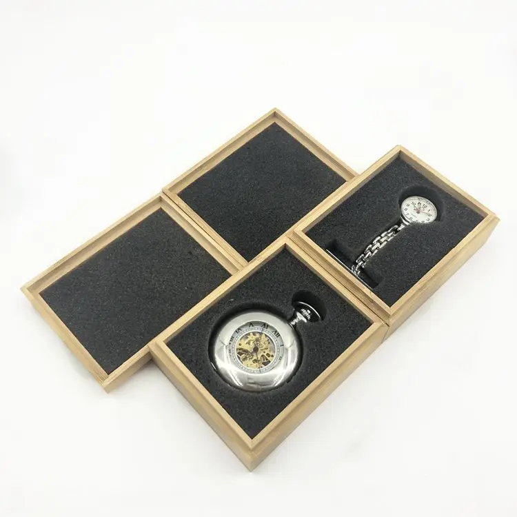 Storage Gift Jewelry Watch Bamboo Material Small Crate Wooden Box