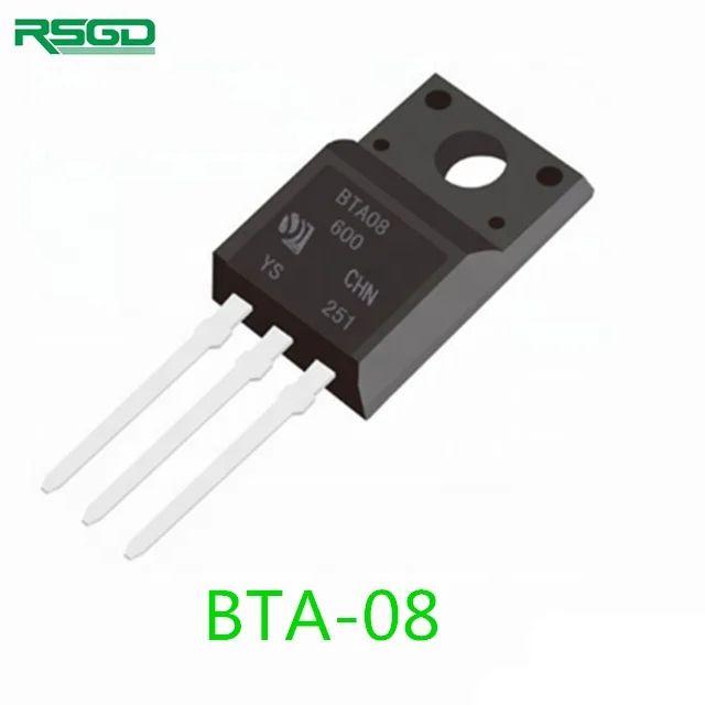 manufacturer TO-220 8A 600V 800V BTA08 BTA12-600 bta08-xxxtw bta08xxxbw BTA04 10 20 BTA41 97A6 97A8 Z0409 SOP SMD DIP TO-247 263