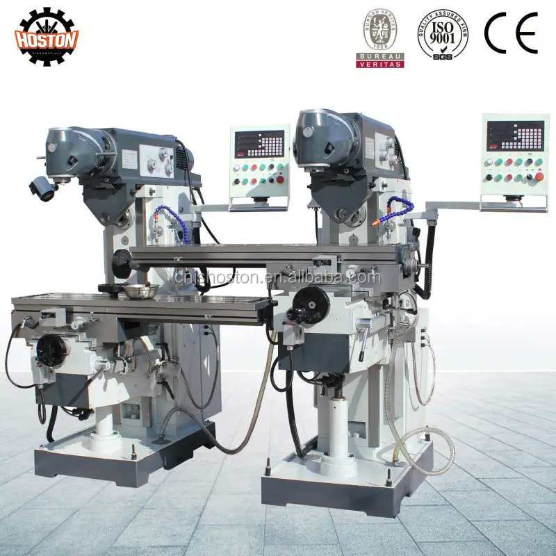 Hoston Large universal vertical ram turret milling machine