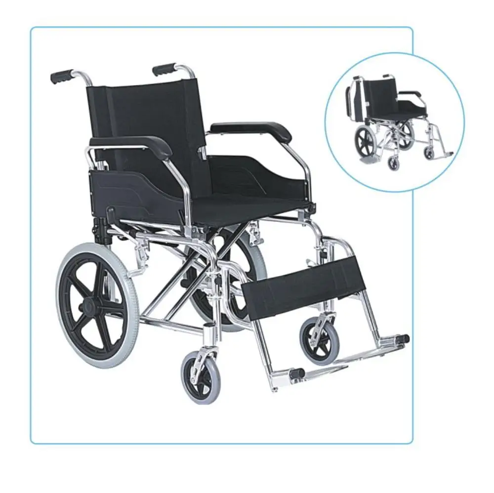 hot sales aluminum economic folding medical equipment rehabilitation therapy supplies manual wheelchair