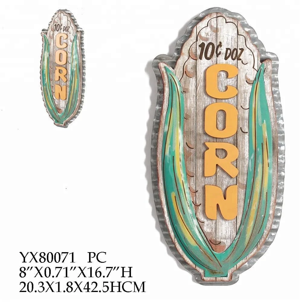 Hot Selling Wood MDF Customize Corn Advertising Sign Board