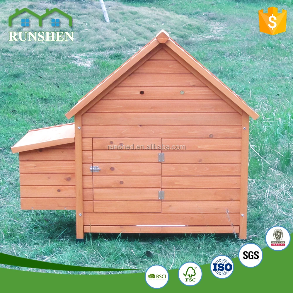 Factory Wholesale Chicken Coop Wooden Chicken House With Egg Nest Easy To Assemble Chicken Hen Cage
