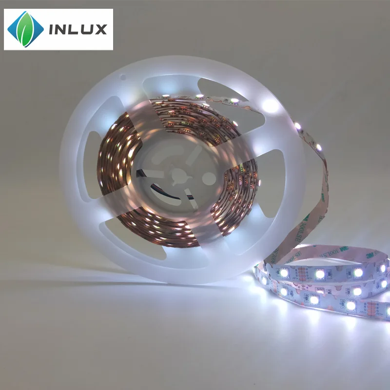 DC 12V SMD 5050 RGB RGBW RGBWW S shape 60led multicolor waterproof  CE ROHS bendable zigzag foldable led strip