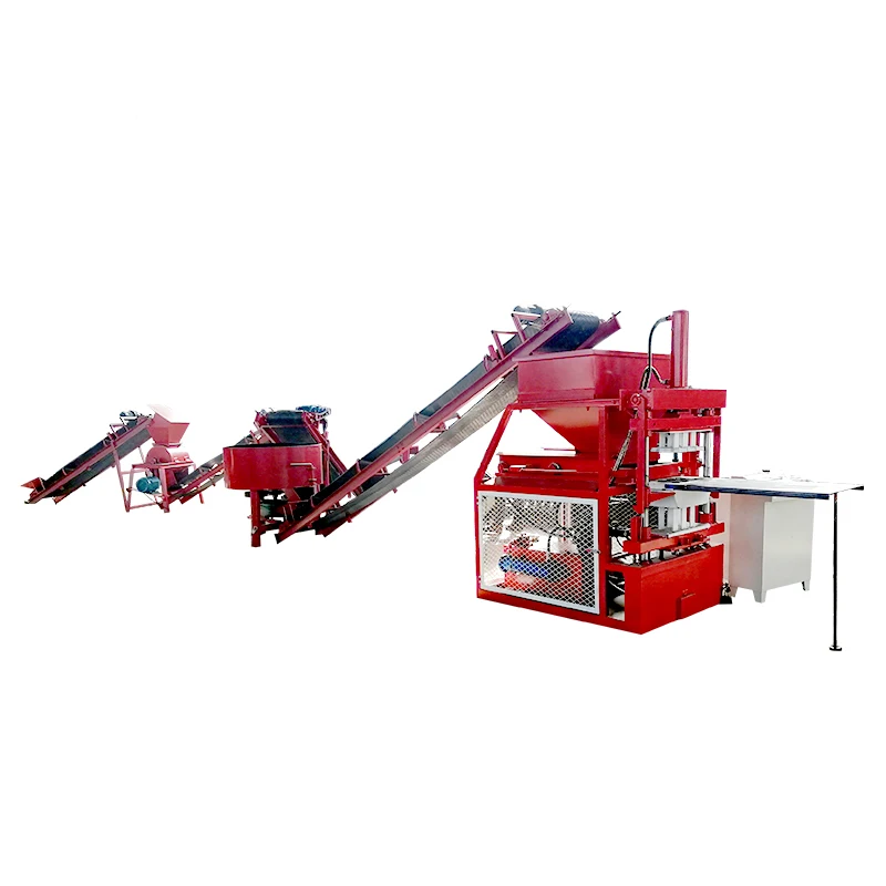 HBY2-10 automatic clay interlock brick making machine price soil cement block machine in uk