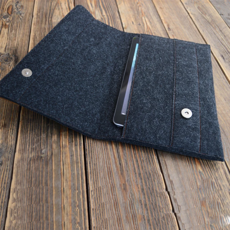 Make to order Free Sample Felt Briefcase, Christmas gift wool felt laptop bag