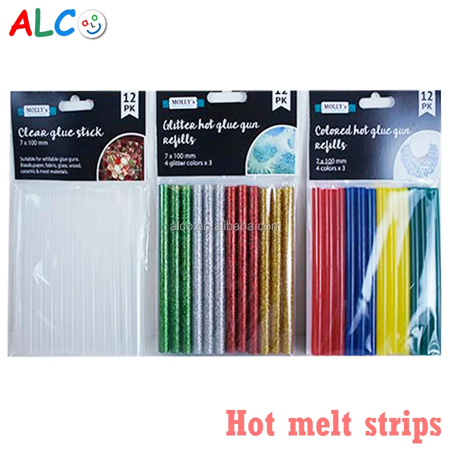 
4 Color Hot Adhesive Glue Sticks Craft Tool Use By Glue Gun 