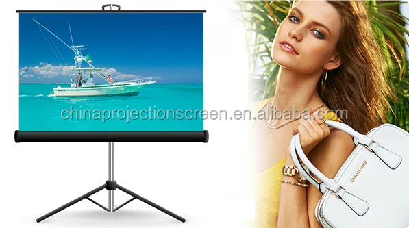 1:1 проектор экран с постоянной штатив / портативный проекционный экран