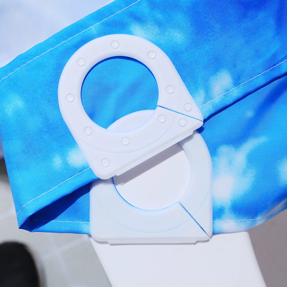 Panel Printed Ocean Style Fish Dolphin Printed Hookless Shower Curtain