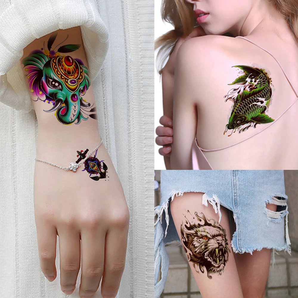  XHB Tato Tribal Lengan Tangan художественный пигмент временная