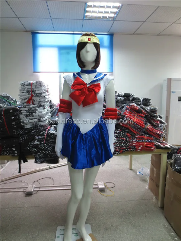 Женские Усаги взрослых Сейлор Мун для Косплей Костюм с перчатками клоун