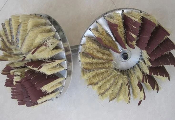 DIsc polishing tampico brush   in handle machine for sanding wood