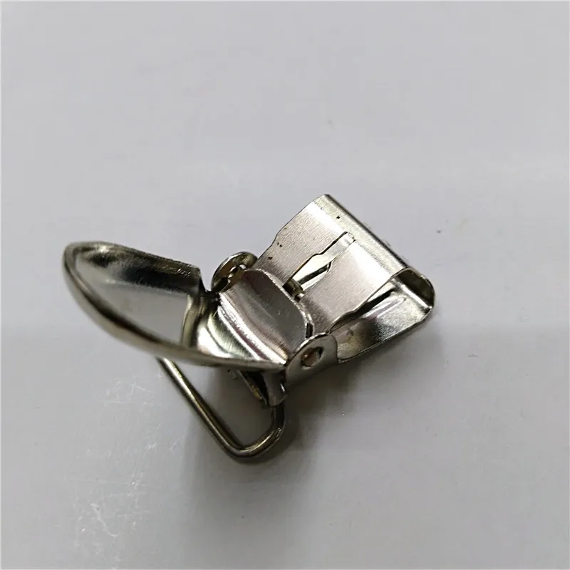 yiwu heavy duty strong 1 Inch metal suspender clip for garment