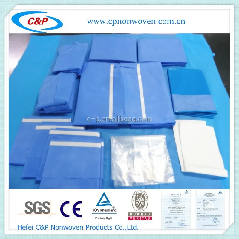 Disposable Surgery Laparoscopic Cholecystectomy Drape Pack