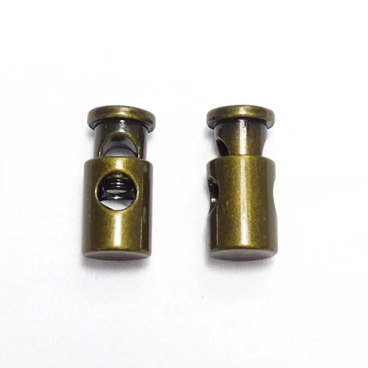 Популярный модный шнур, наконечник шнура из цинкового сплава, эластичный шнур с замком, пружинный шнур под заказ, Пробка шнура