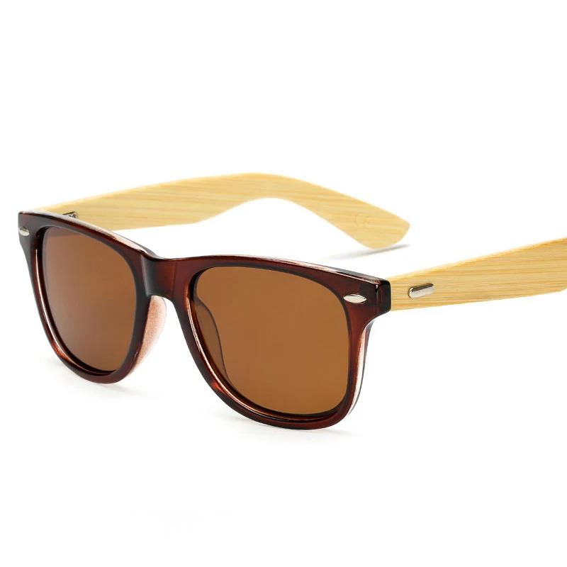 
K1501 2020 new bamboo wooden men sunglasses polarized custom logo unisex vintage clear handmade retro branded fashion sunglasses 