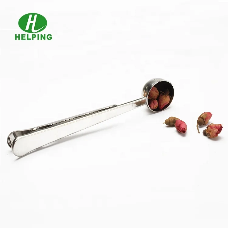 Coffee Tools Stainless Steel Crocodile Clip Coffee Spoon for Hotel Tea Shop