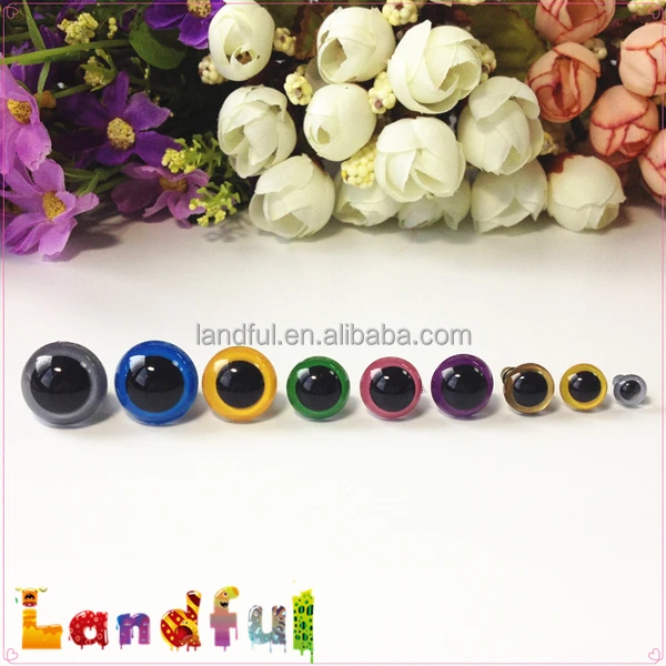 6-55MM  Gray Toy Accessories Toy Parts Handicraft Doll Safety Eyes