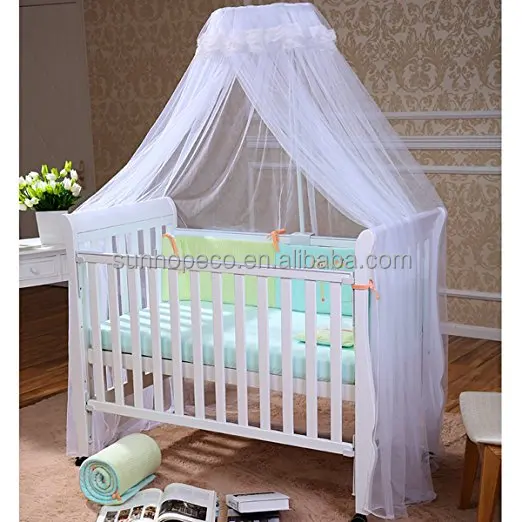 Premium Conical Bed Mosquito Net baby crib Circular Canopy full cover