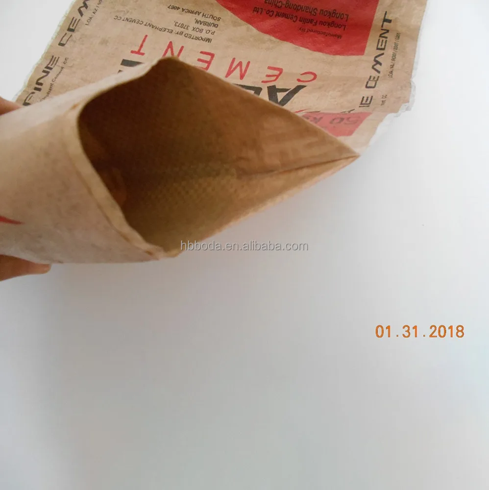 
Block Bottom Laminated Woven Cement Valve 25kg 50kg Pp Ad Star Bag BODA Bag Flexo Printing Self Adhesive Seal Recyclable CN;HEB 