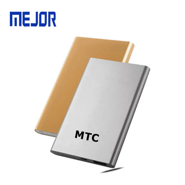 Slim USB power banks 10000mah external cell phone powerbank 2A fast 20000mah portable charger