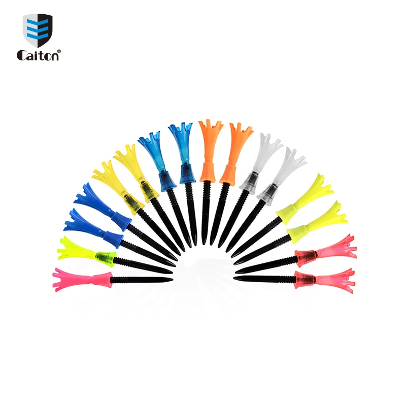Wholesale customize colorful adjustable screw plastic golf tees
