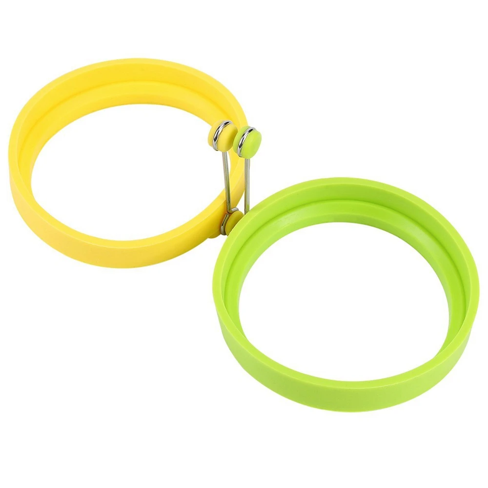 Премиум антипригарное круглое Силиконовое кольцо для яиц пищевого класса, форма для блинчиков, кольцо для яиц и блинов