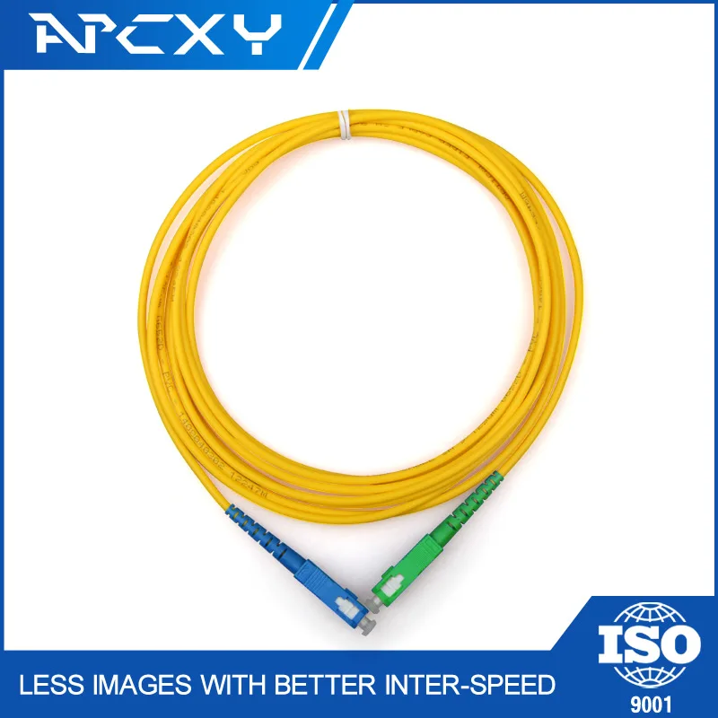 SC/PC-SC/APC 9/125um одномодового КАБЕЛЬНОГО ТЕЛЕВИДЕНИЯ волоконно-оптический патч-корд волокна перемычку