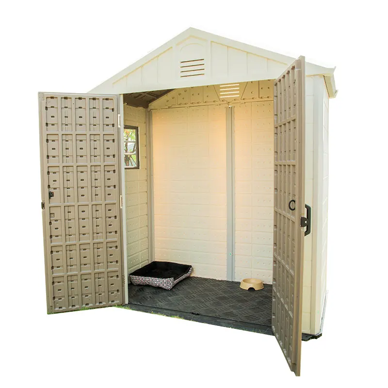 
HDPE Plastic outdoor garden storage shed for backyard 