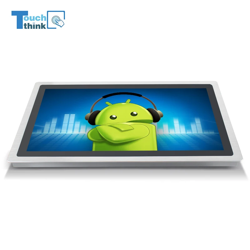 21.5 inch fansless industrial touch screen panel PC with Intel J1900 wireless LAN processor