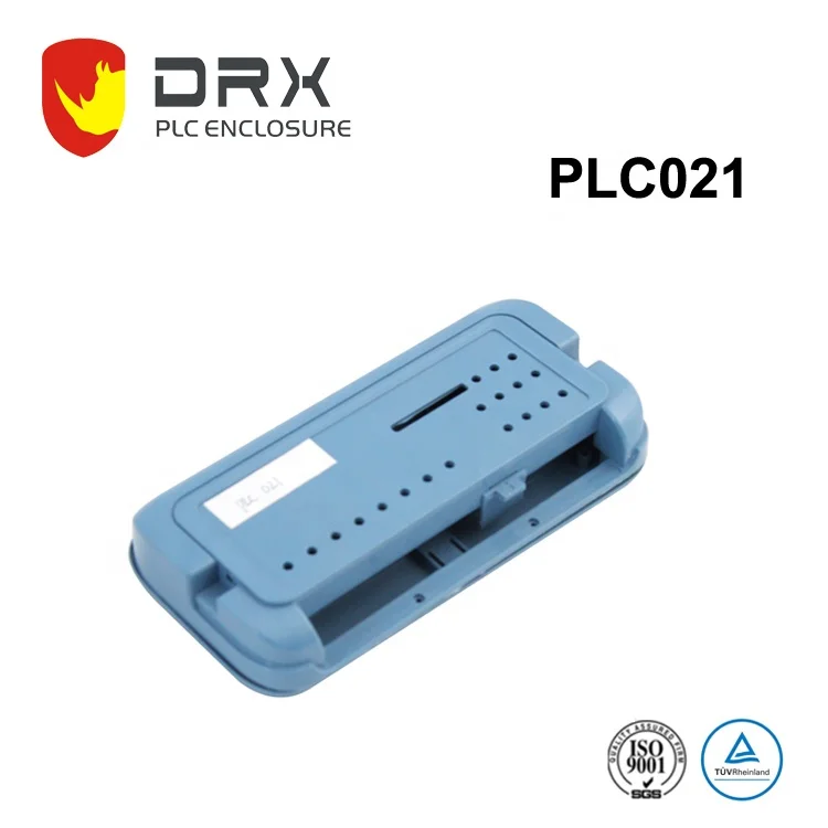 DRX Everest PLC021 203*103*38mm High Precision Metal ABS Plastic Din Rail Mounting Enclosures For Electronic Using