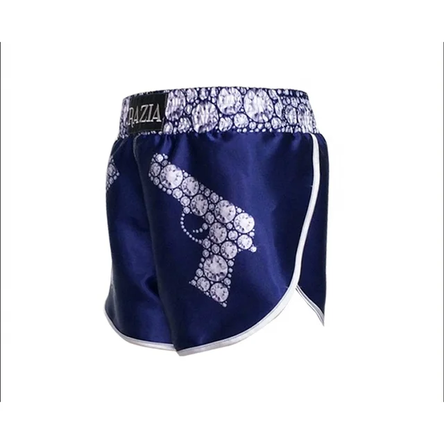 wholesale thai boxing shorts guns printed embroidery shorts muay thai