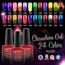 1pcs 7 3ml CANNI Thermal UV LED Gel Polish Acrylic Temperature Color Change Soak Off Nail