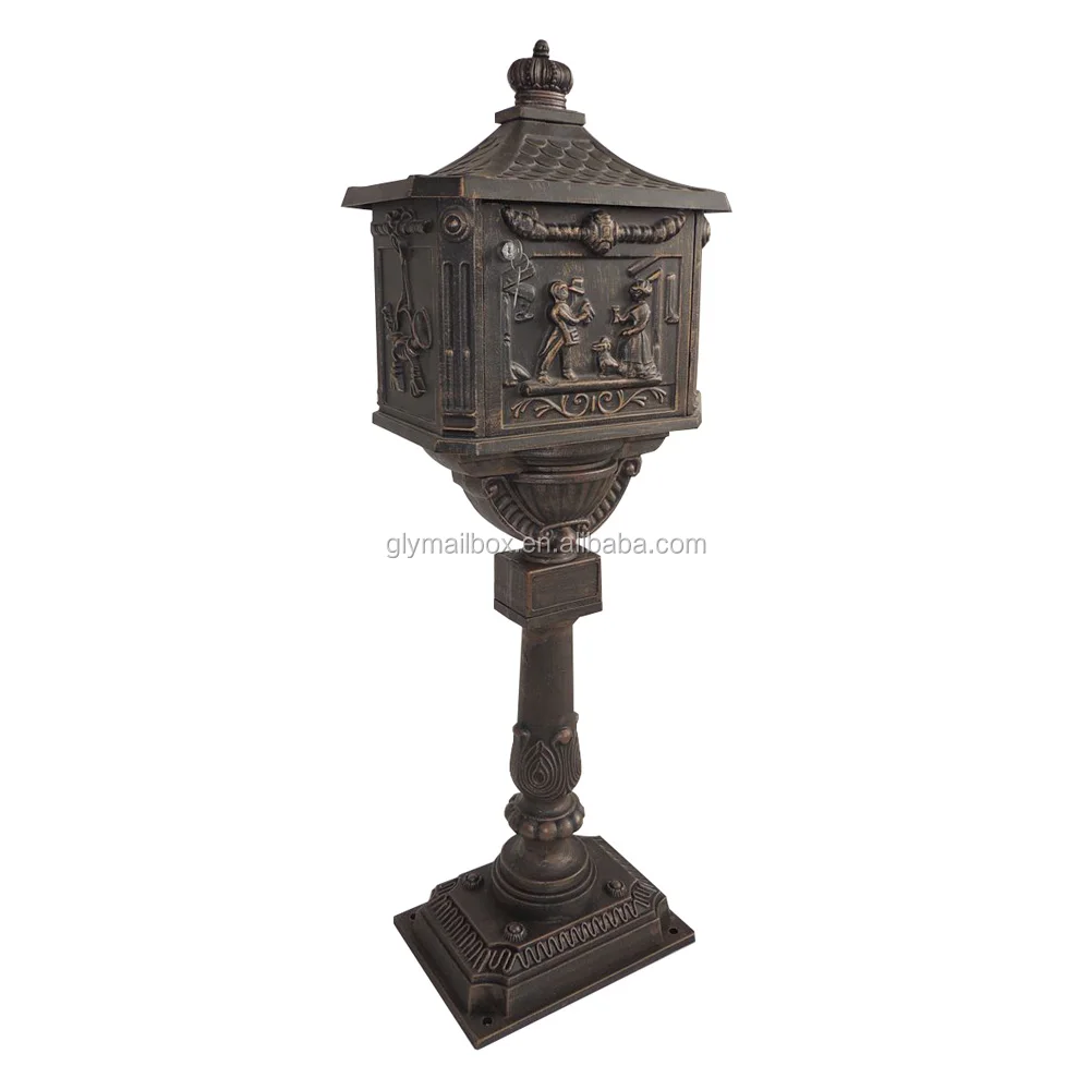 
American Free Standing Aluminum US mailbox 
