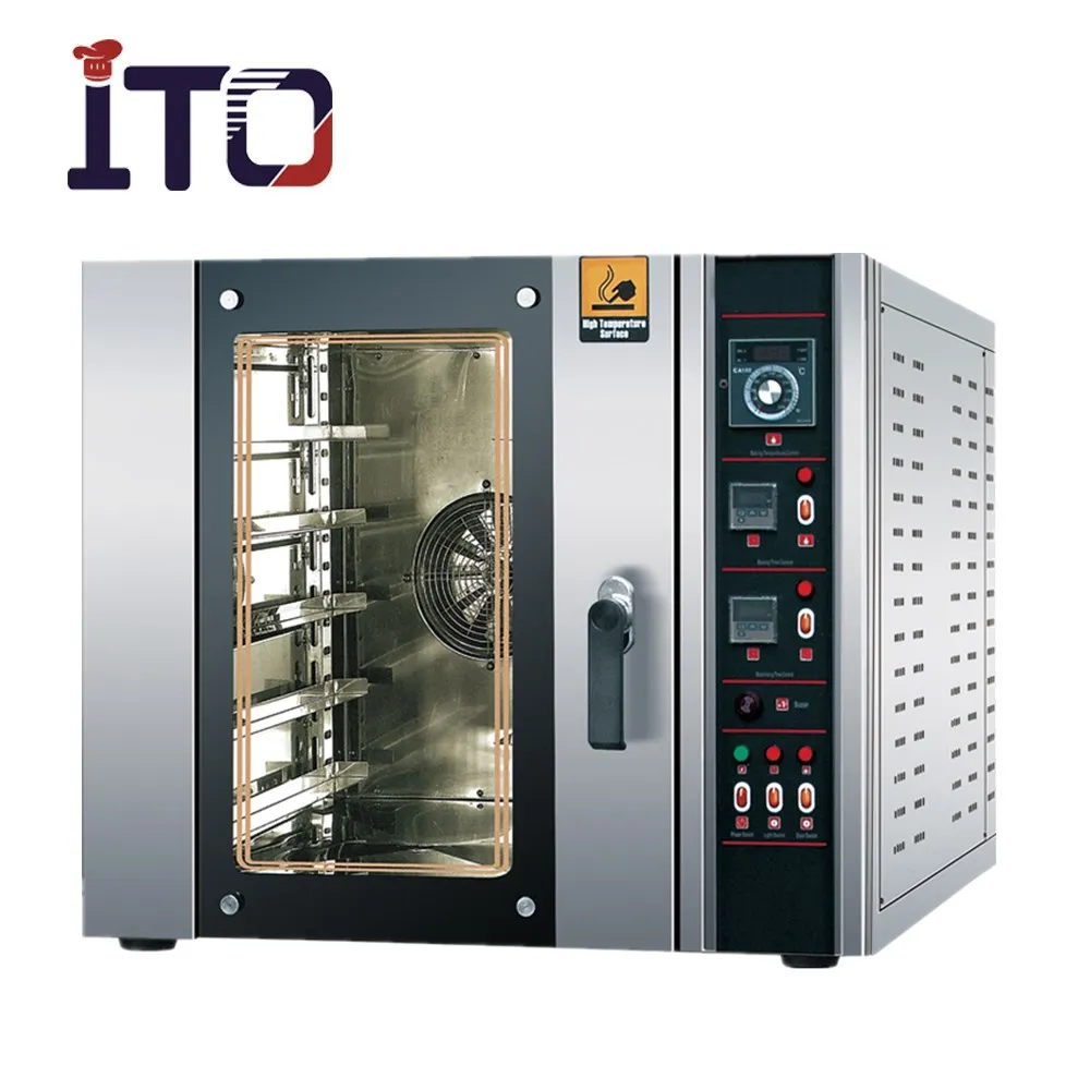 Fashion style built-in convection bread baking machine gas oven,hot air convection oven with 5/8/12 trays