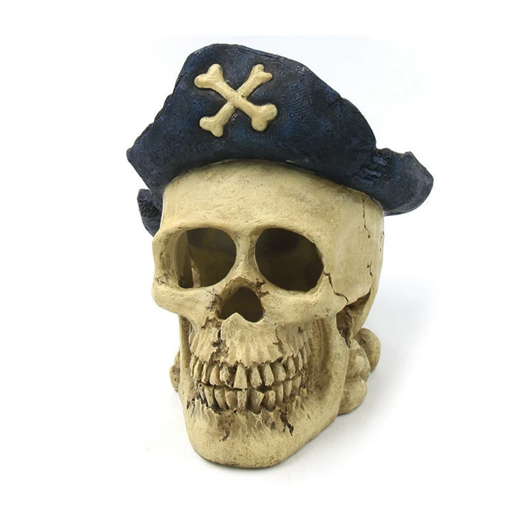 Fish Tank Decorations Aquarium Skull