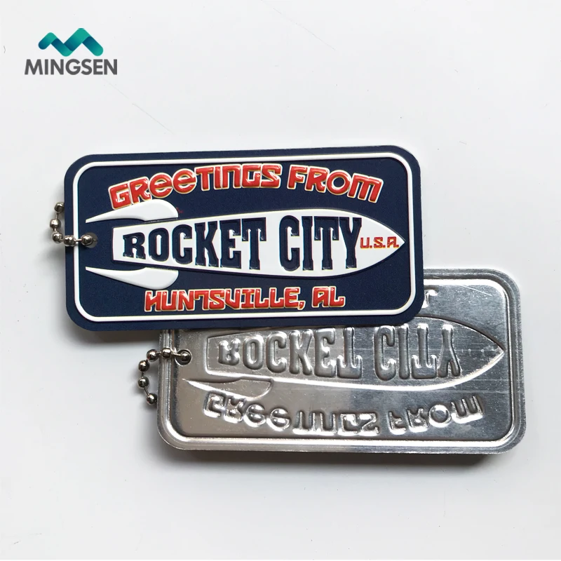 custom decoration promotional souvenir gift aluminum mini car license plate keychain