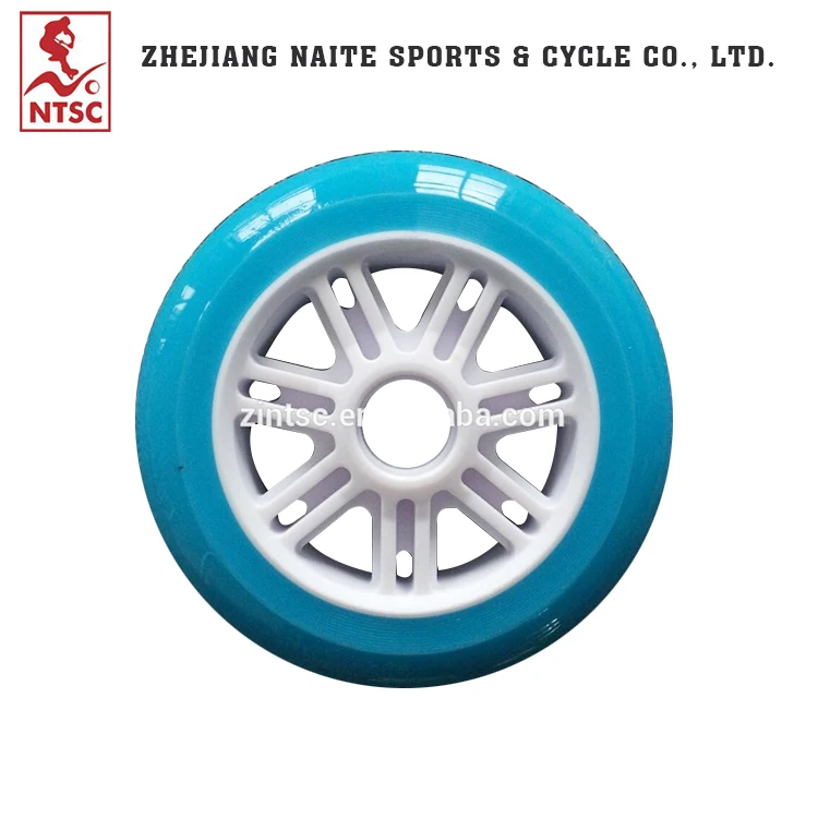 Aluminium big wheels kick pu 110mm scooter wheels