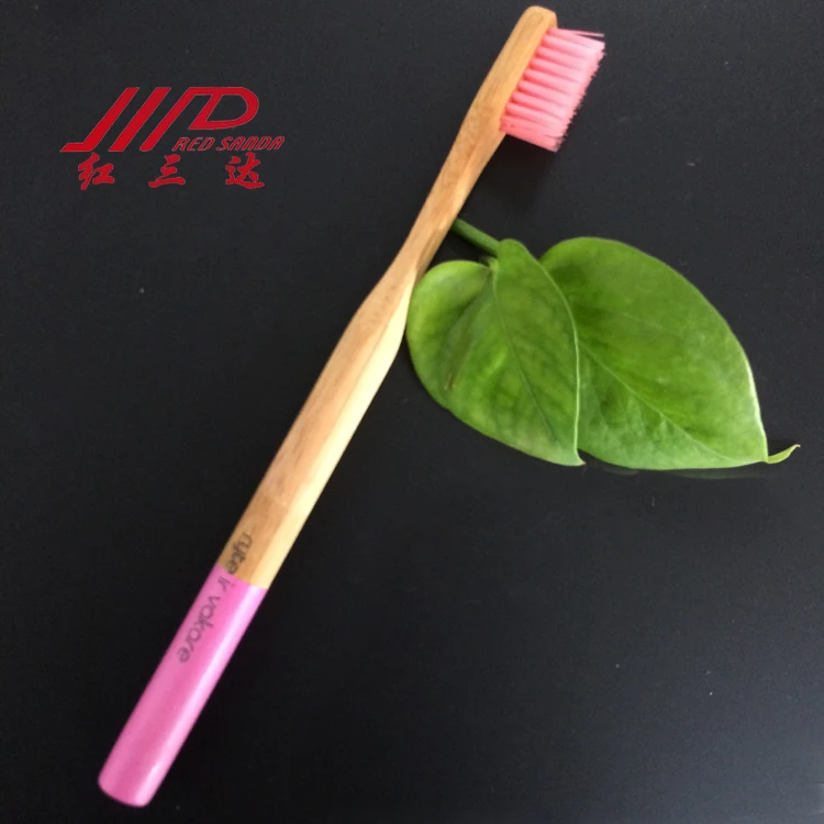 BSCI factory yangzhou bamboo toothbrush oral adult teeth care sharpen bristle