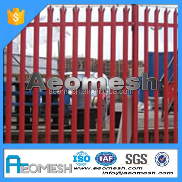 AEOMESH RP iron fence metal fence, metal iron palisade fence
