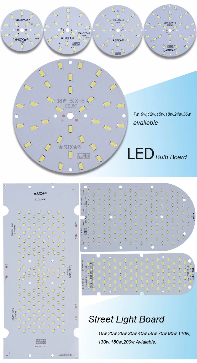 SJX Factory best price led light pcb board design