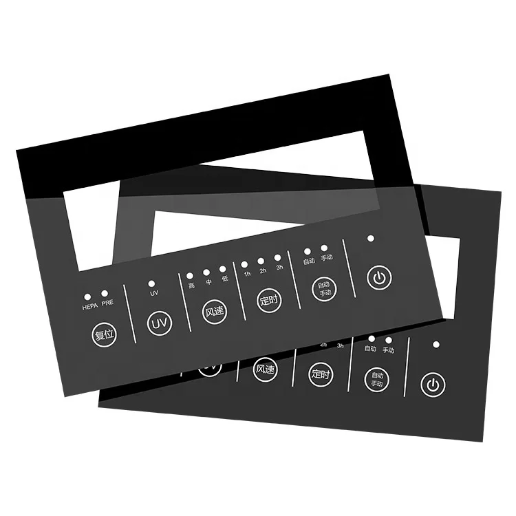Custom OEM PC PET acrylic membrane switch panel