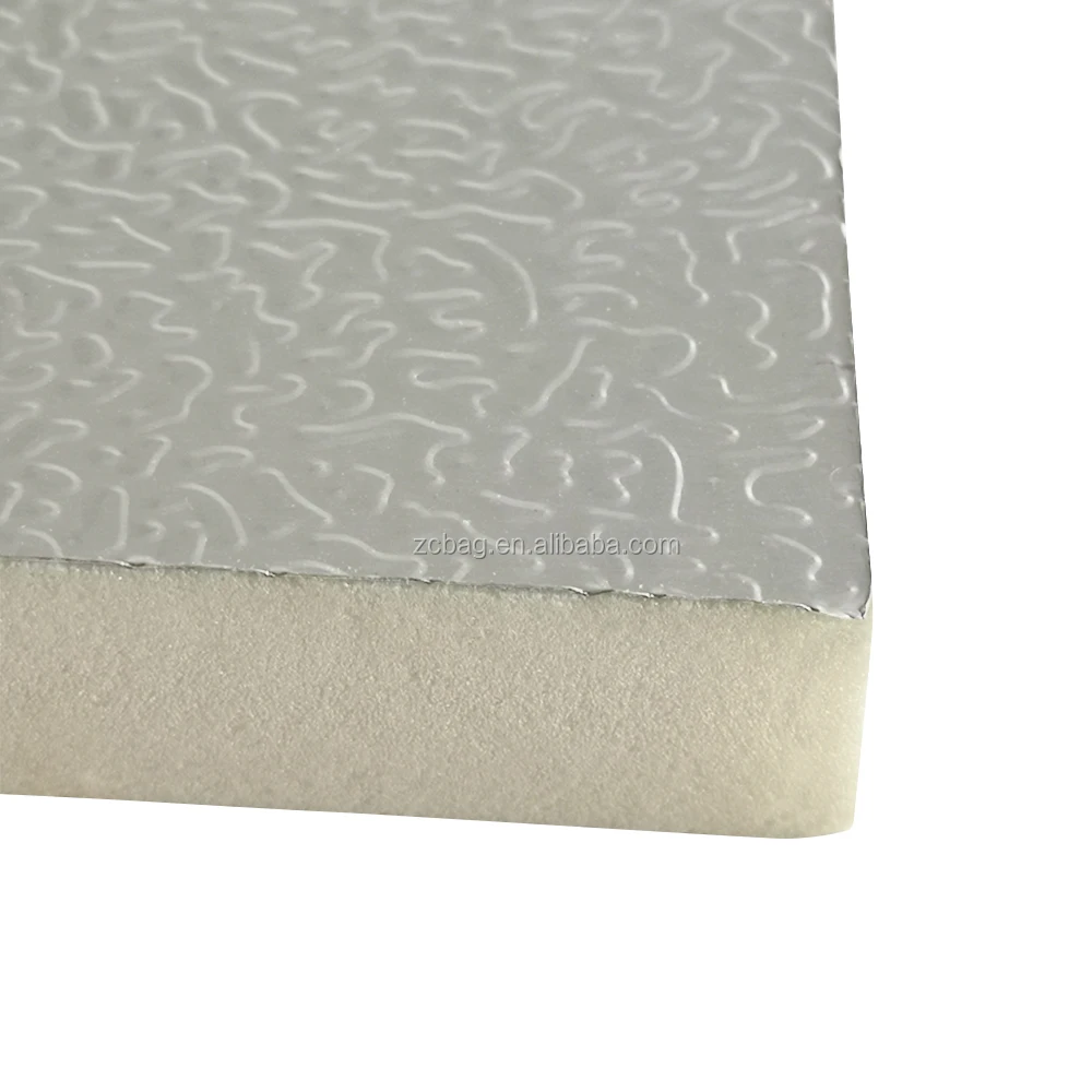 
High quality rigid PIR polyisocyanurate foam thermal insulation aluminum foil PIR board reflective foam roof insulation 