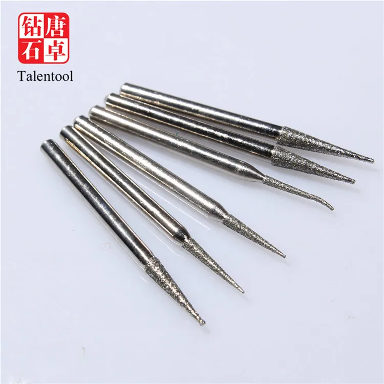 sintered polishing burr stone carving burr diamond tool