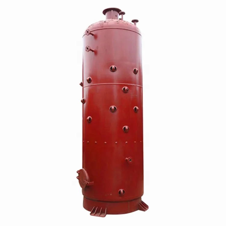 Vertical portable coal or wood fired hot water boiler